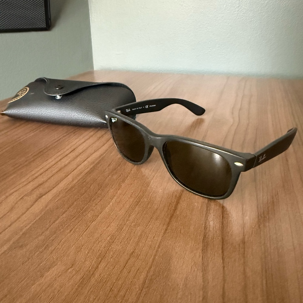 Ray-Ban New Wayfarer matte black, polarized